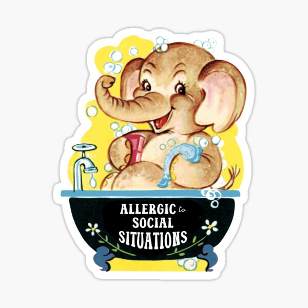 Item preview, Allergic to Social Situations T-Shirt designed and sold by pelicanflytees.