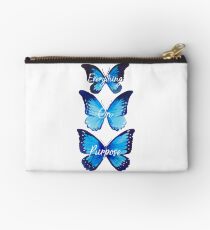 Everything On Purpose Butterfly Design Zipper Pouch
