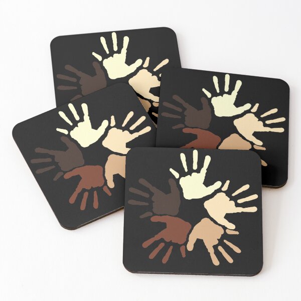 Item preview, Skin colors hands be kind tolerance together designed and sold by AnetteArt.