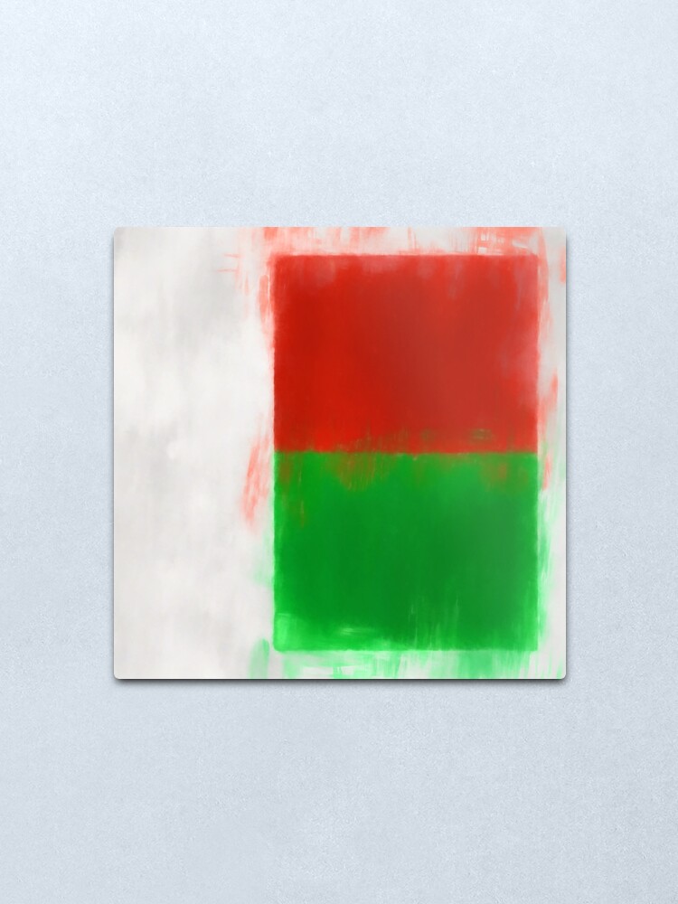Alternate view of Madagascar Flag Reworked No. 2, Series 1 Metal Print