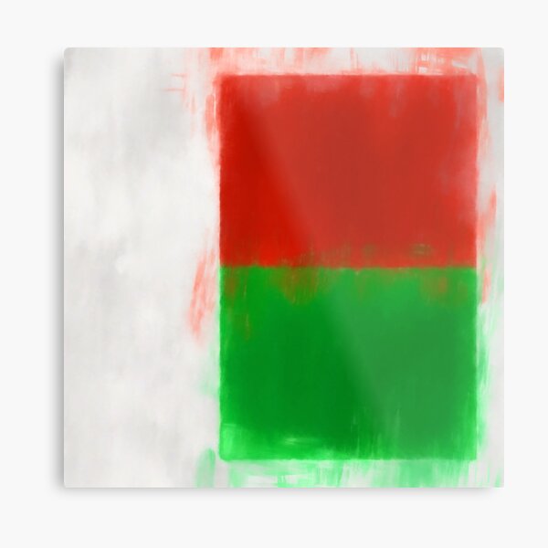 Madagascar Flag Reworked No. 2, Series 1 Metal Print