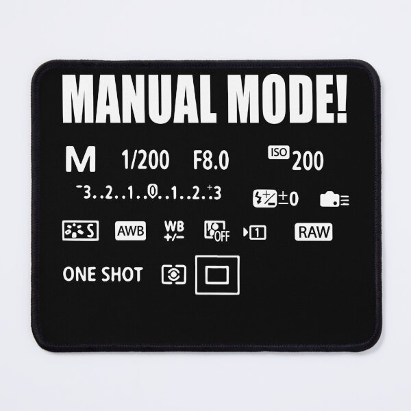 Item preview, Manual Mode! funny photography designed and sold by CarrieTDesigns.