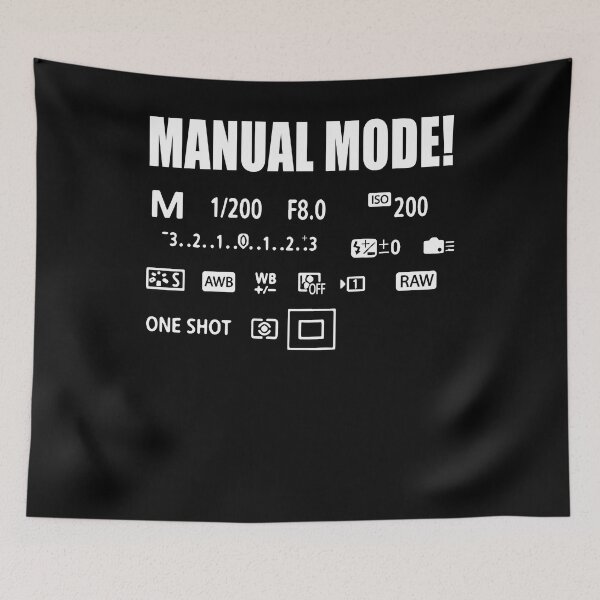 Item preview, Manual Mode! funny photography designed and sold by CarrieTDesigns.