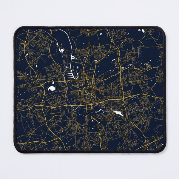 Item preview, Dortmund City Map of Germany - Gold Art Deco designed and sold by deMAP.