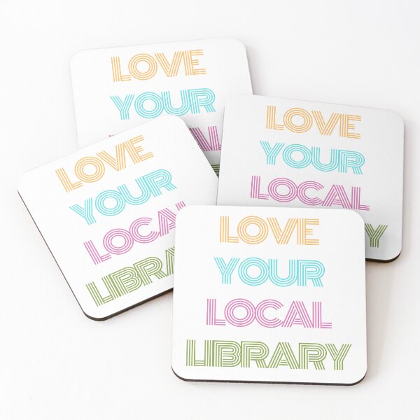 Item preview, Retro Love Your Local Library  designed and sold by TheEarthyElf.