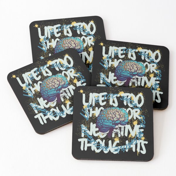 Item preview, Life Is Too Short For Negative Thoughts designed and sold by Depressed-Bunny.