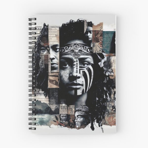 Artikelvorschau, Maori-Leute-Collage entworfen und verkauft von Odd World.