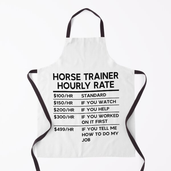 Item preview, Horse Trainer Hourly Rate designed and sold by woodesigner.