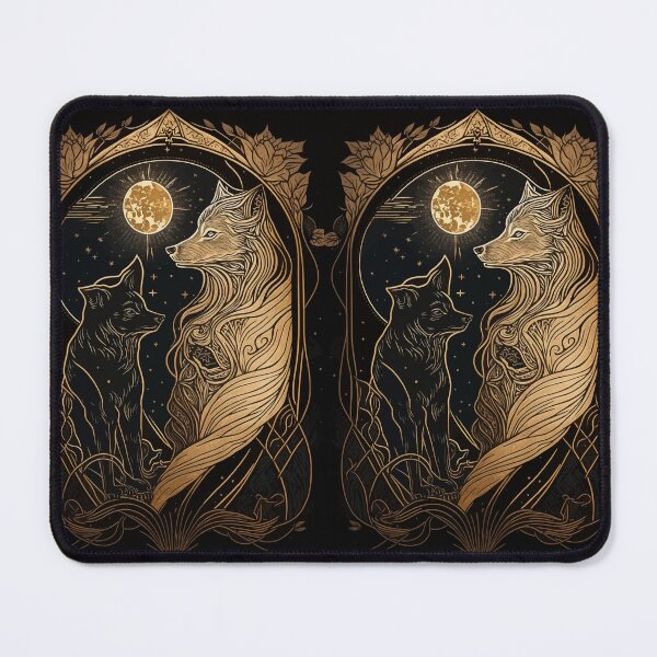 Item preview, Wolf tarot Art Vintage designed and sold by Visual-wallart.