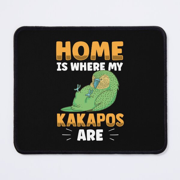 Item preview, Home is where Kakapo is New Zealand parrot designed and sold by madgrfx.