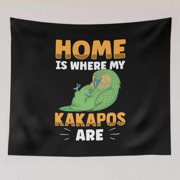 Item preview, Home is where Kakapo is New Zealand parrot designed and sold by madgrfx.