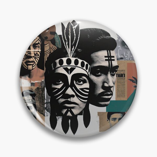 Artikelvorschau, Maori-Leute-Collage entworfen und verkauft von Odd World.