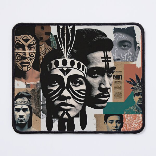 Item preview, Maori People Collage designed and sold by Odd World.