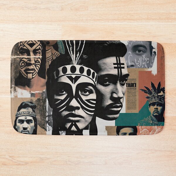Artikelvorschau, Maori-Leute-Collage entworfen und verkauft von Odd World.