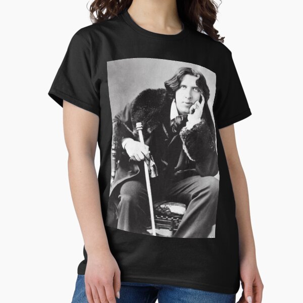 Women's T-Shirts [Out of Print] Oscar Wilde / The Picture of Dorian Gray Scoop Neck Tee [Gilded] (Black) (Womens) The Picture of Dorian Gray by Oscar Wilde Shirt, Heather