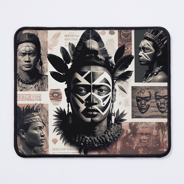 Item preview, Maori People Collage designed and sold by Odd World.