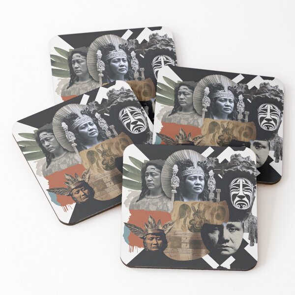 Artikelvorschau, Maori-Leute-Collage entworfen und verkauft von Odd World.