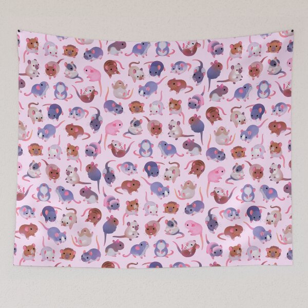 Item preview, Fancy rat - pink designed and sold by pikaole.