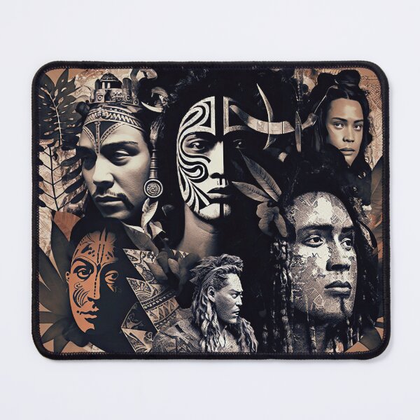 Item preview, Maori People Collage designed and sold by Odd World.