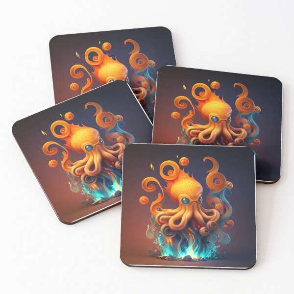 Item preview, Fire Octopus designed and sold by Melcu.