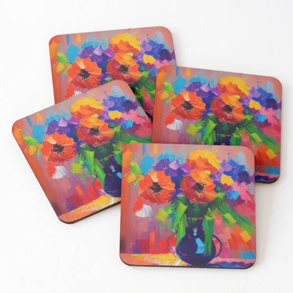Item preview, gorgeous flowers in vase designed and sold by HOMEDESIGNPRINT.