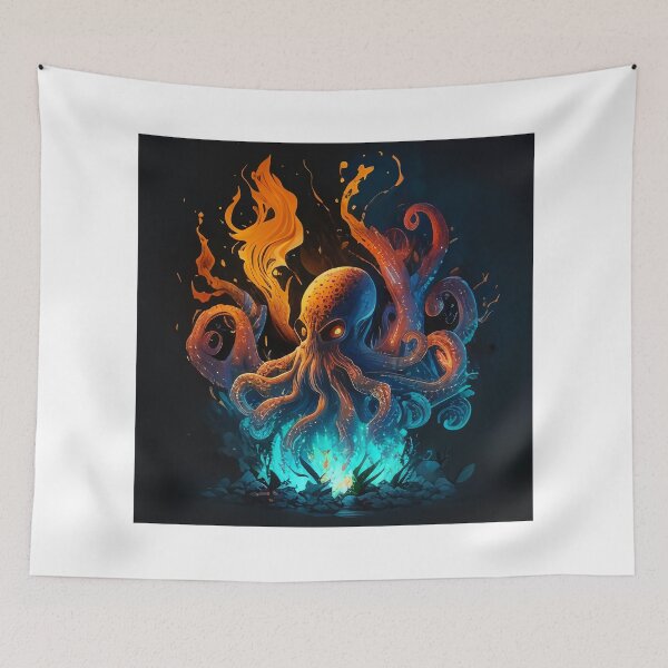 Item preview, Fire Octopus designed and sold by Melcu.