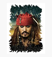 Captain Jack Sparrow - Pirates of the Caribbean Photographic Print