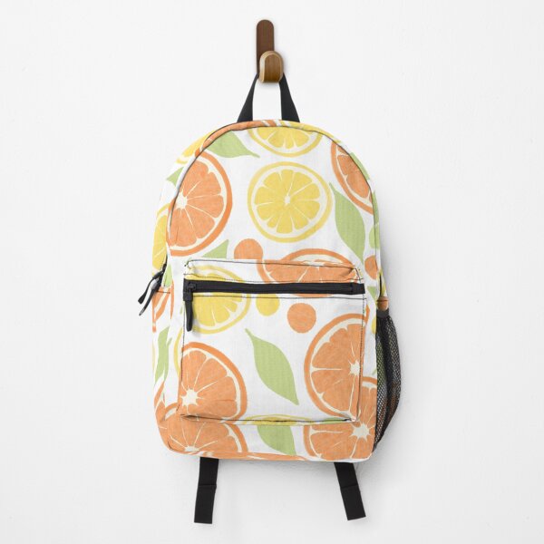 Item preview, Orange and Lemon Citrus Joy on White designed and sold by dKarthdesign.