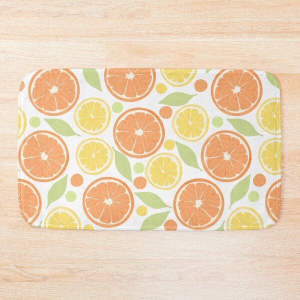 Item preview, Orange and Lemon Citrus Joy on White  designed and sold by dKarthdesign.