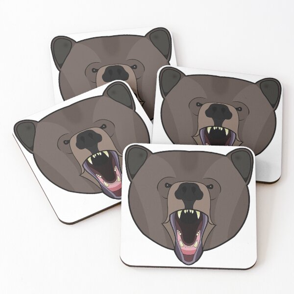 Item preview, Grizzly bear face designed and sold by MaxFilms.