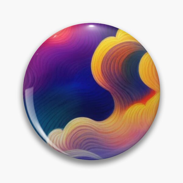 Item preview, Elegant Smoke Waves in Neon Rainbow Colors designed and sold by FlowingMovement.