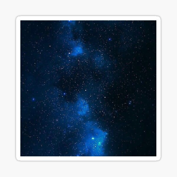 The night sky, galaxy, soothing , sleep, deep sleep Sticker