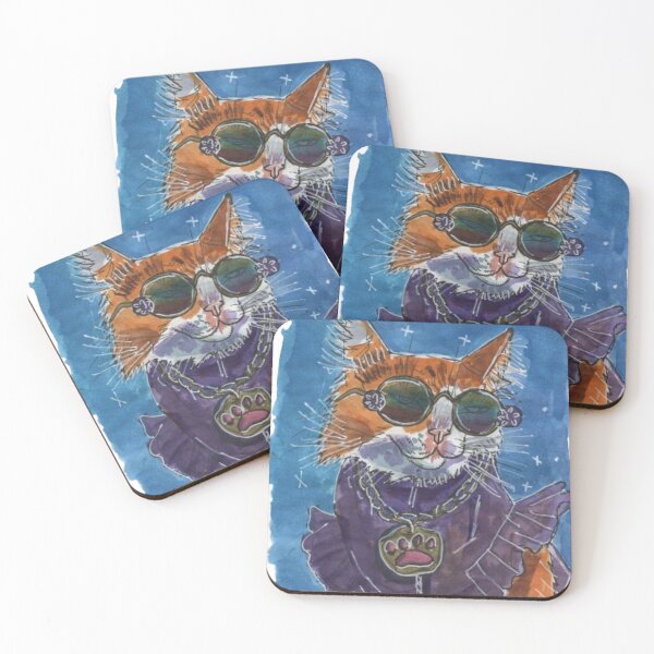Item preview, Mysterious Lady Cat designed and sold by mila-ola.