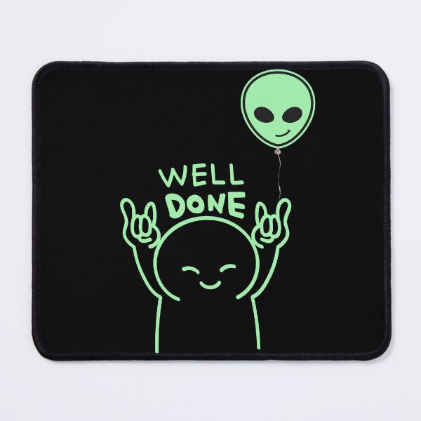Item preview, Well Done - Alien Balloon Invasion designed and sold by IFIOgirl.