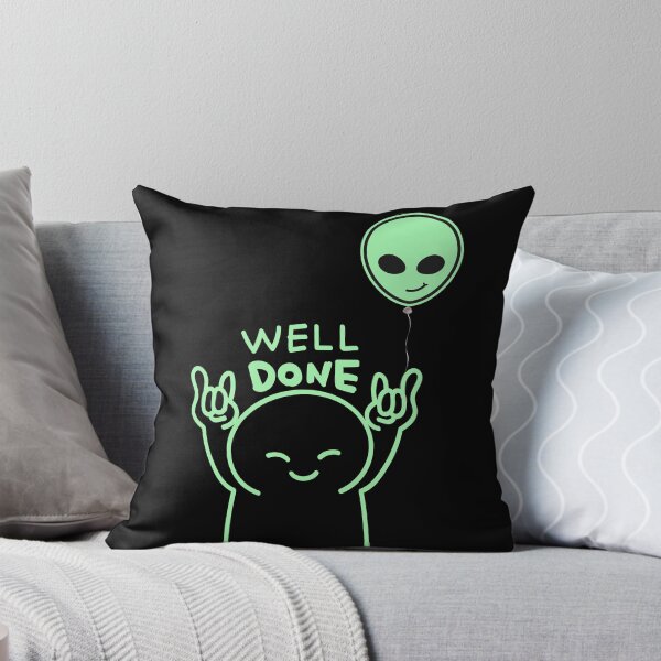 Item preview, Well Done - Alien Balloon Invasion designed and sold by IFIOgirl.