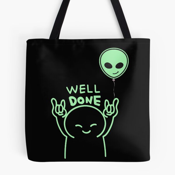 Item preview, Well Done - Alien Balloon Invasion designed and sold by IFIOgirl.