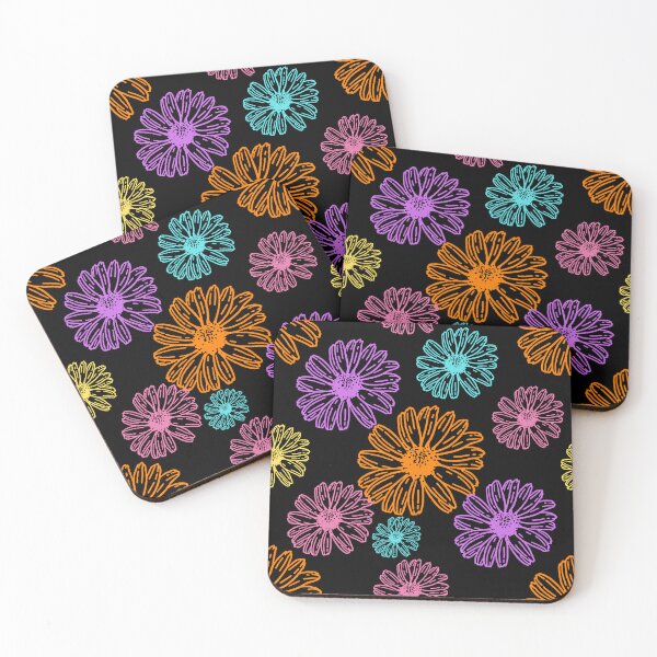 Item preview, Colorful flowers, flower color pattern.  - flower pattern designed and sold by K.M. Creations.