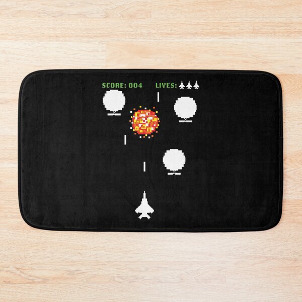 Item preview, Retro Video Game 8-Bit Pixel USA Fighter Jet vs Spy Balloon designed and sold by wrestletoys.