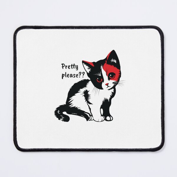 Item preview, Cute kitten illustration - pretty please designed and sold by Gerald Waters.