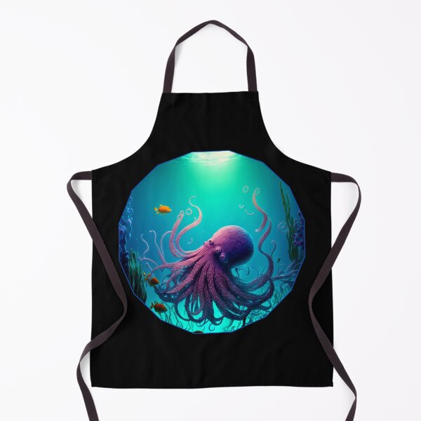 Item preview, Ocean animals, pink octopus designed and sold by HarriPaloma.