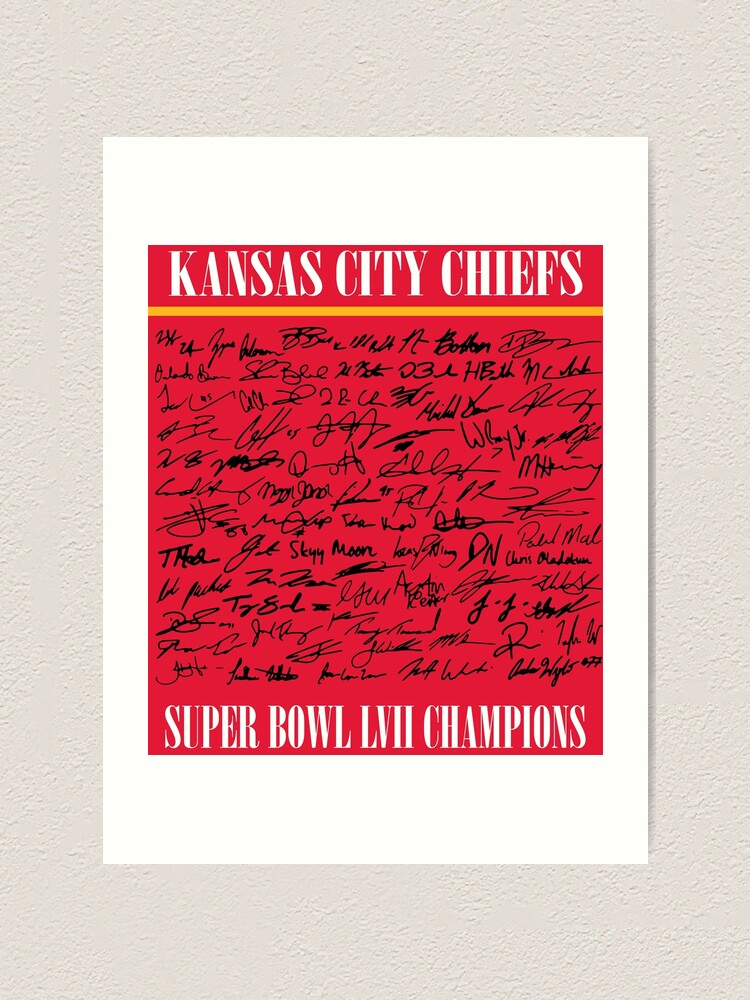 Kansas City Chiefs Super Bowl LVII Champions 20 Steel Logo Sign