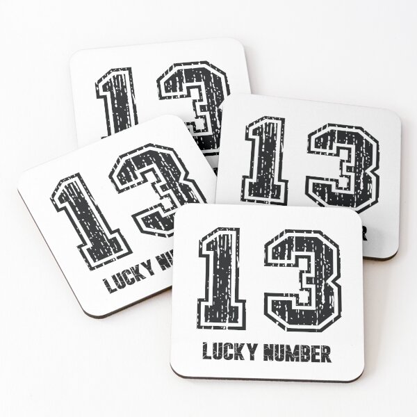 Item preview, LUCKY NUMBER 13 designed and sold by Kuki-shop.