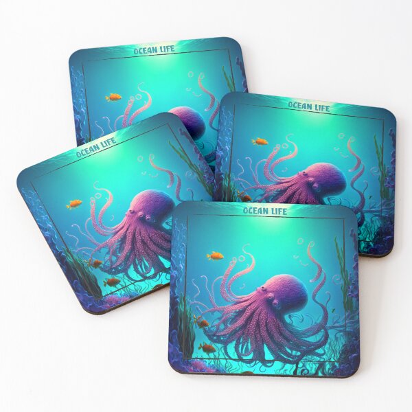 Item preview, Ocean Life, big octopus designed and sold by HarriPaloma.