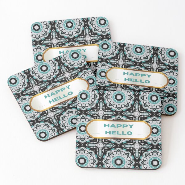 Item preview, HAPPY HELLO WILD PATTERNS 25 (OCTAGON) designed and sold by lovingtouch.