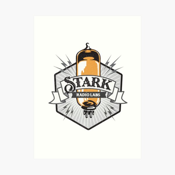 Stark Industries throwback logo Art Print