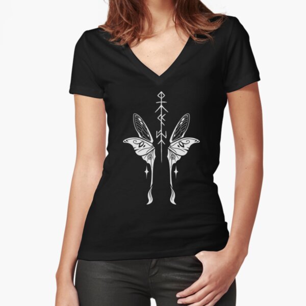Rune Witch T-shirt moulant col V