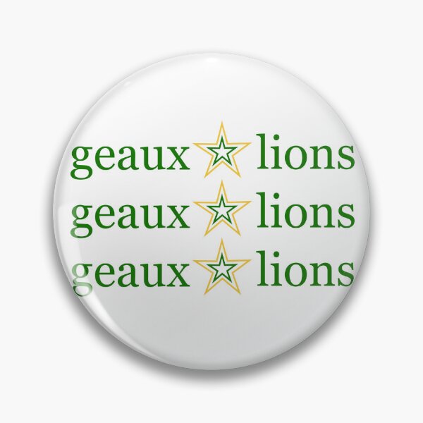 Item preview, Geaux Lions Stars designed and sold by heatherkleinsas.