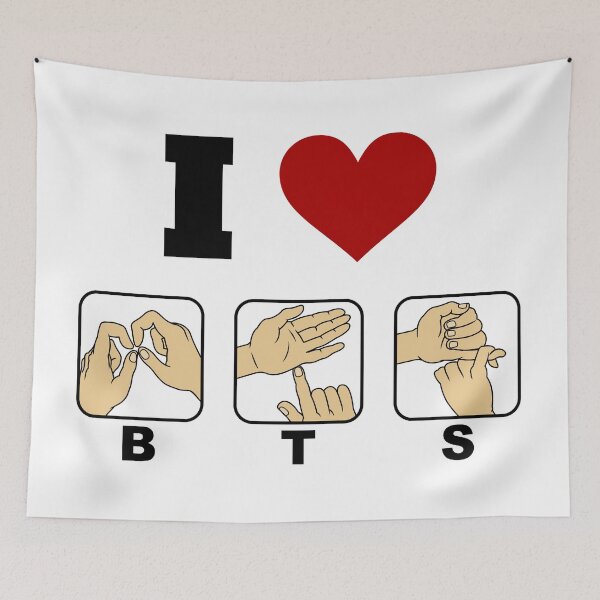 Item preview, I Love BTS designed and sold by mistergoodiez.