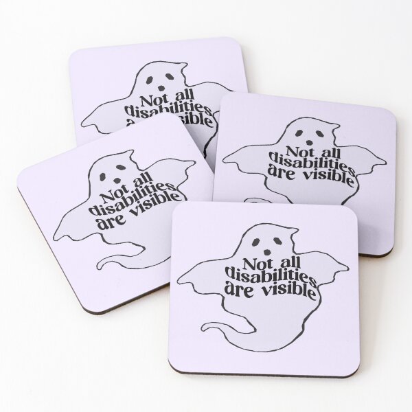 Item preview, fantasma de discapacidad invisible - Negro designed and sold by Kind Disign.
