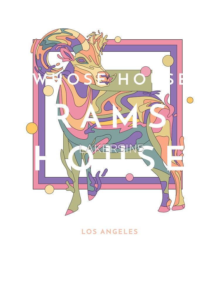 Whose House Rams House Kids T-Shirt for Sale by LAKERSIN5